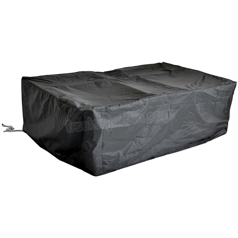 Melko Housse de protection pour meubles de jardin, noire, 132 x 114 x 104 cm prix d’amis - -1