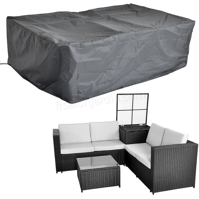 Bc-elec - HMRC-16 Housse de protection pour tables et meubles de jardin, Oxford 210D + traitement UV, 192x82x65cm prix d’amis - -1