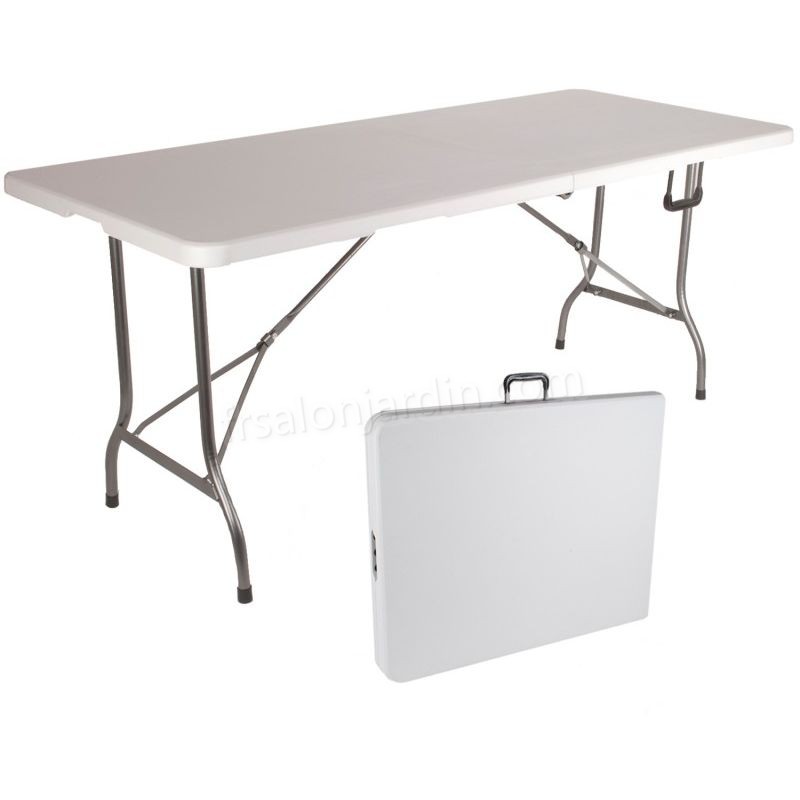 Table pliante d'appoint portable pour camping ou réception 180 cm prix d’amis - -1