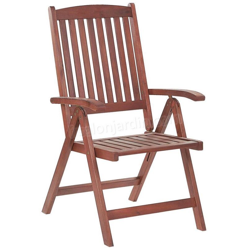 Chaise de jardin pliante en bois TOSCANA prix d’amis - -0