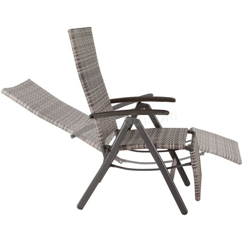 Fauteuil de relaxation avec repose-pieds - mobilier de jardin, chaise de jardin, chaise fauteuil prix d’amis - -2