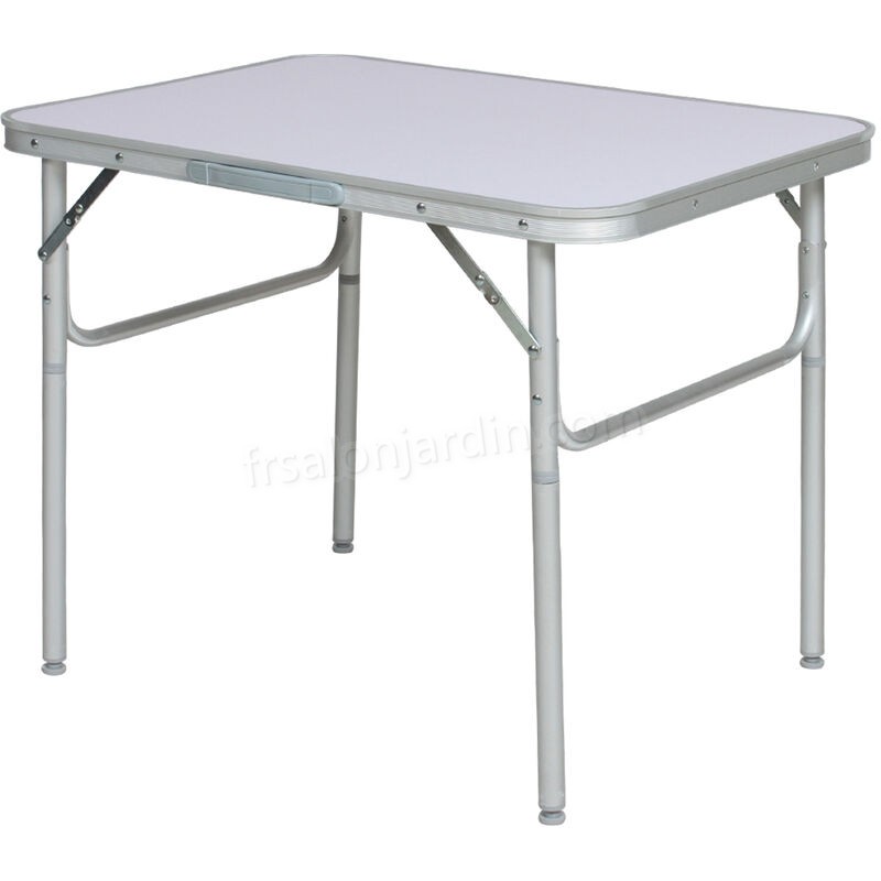 Table de Camping Pique Nique Pliante en Aluminium 75 cm x 55 cm x 68 cm Gris prix d’amis - -0