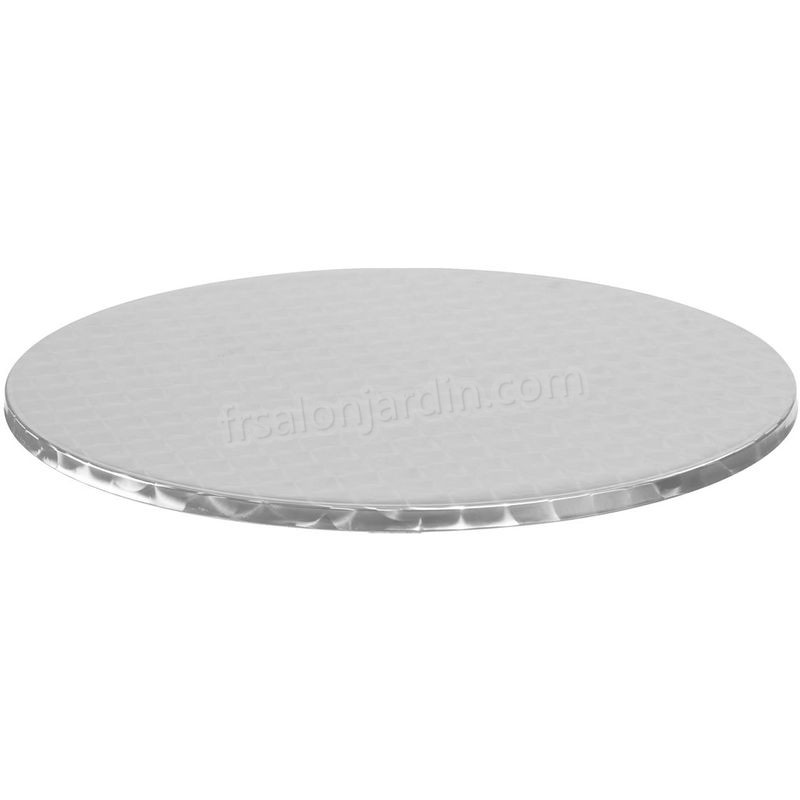 Plateau de table rond en aluminium Ø70 cm prix d’amis - -0