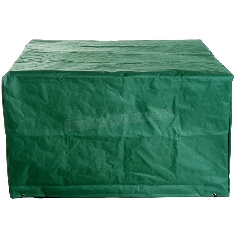 Housse de protection etanche pour meuble salon de jardin rectangulaire 135L x 135l x 75H cm vert - Vert prix d’amis - -3