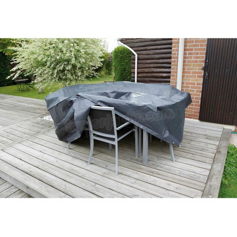 Housse de protection pour table rectangulaire et chaises de jardin prix d’amis - -1