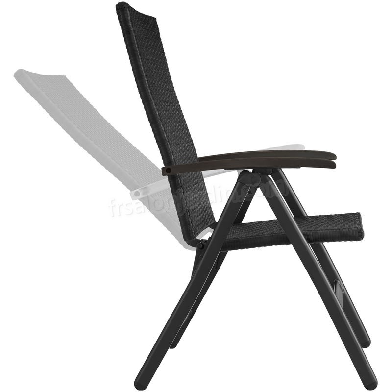Fauteuil de jardin pliable MELBOURNE - chaise de jardin, fauteuil exterieur, chaise exterieur prix d’amis - -3