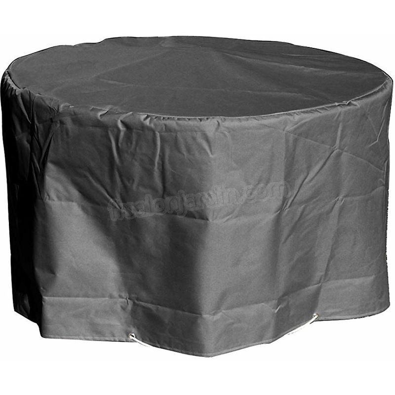 Housse de protection pour Table de Jardin ronde Haute qualité polyester D 120 x h 70 cm Couleur Anthracite prix d’amis - -0
