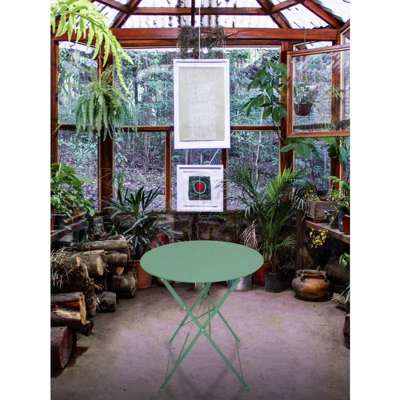 Table de jardin pliante BISTROT - Verte prix d’amis - -3
