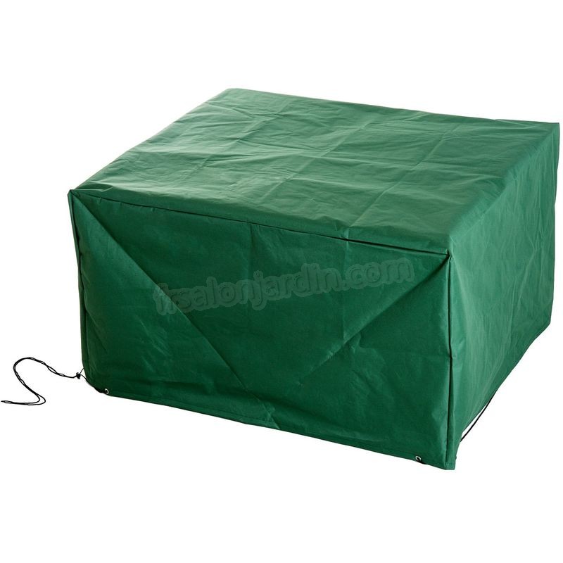 Housse de protection etanche pour meuble salon de jardin rectangulaire 135L x 135l x 75H cm vert - Vert prix d’amis - -0