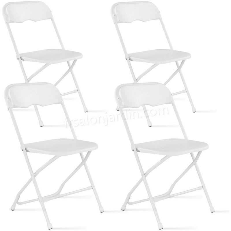 Lot de 4 chaises pliantes prix d’amis - Lot de 4 chaises pliantes prix d’amis