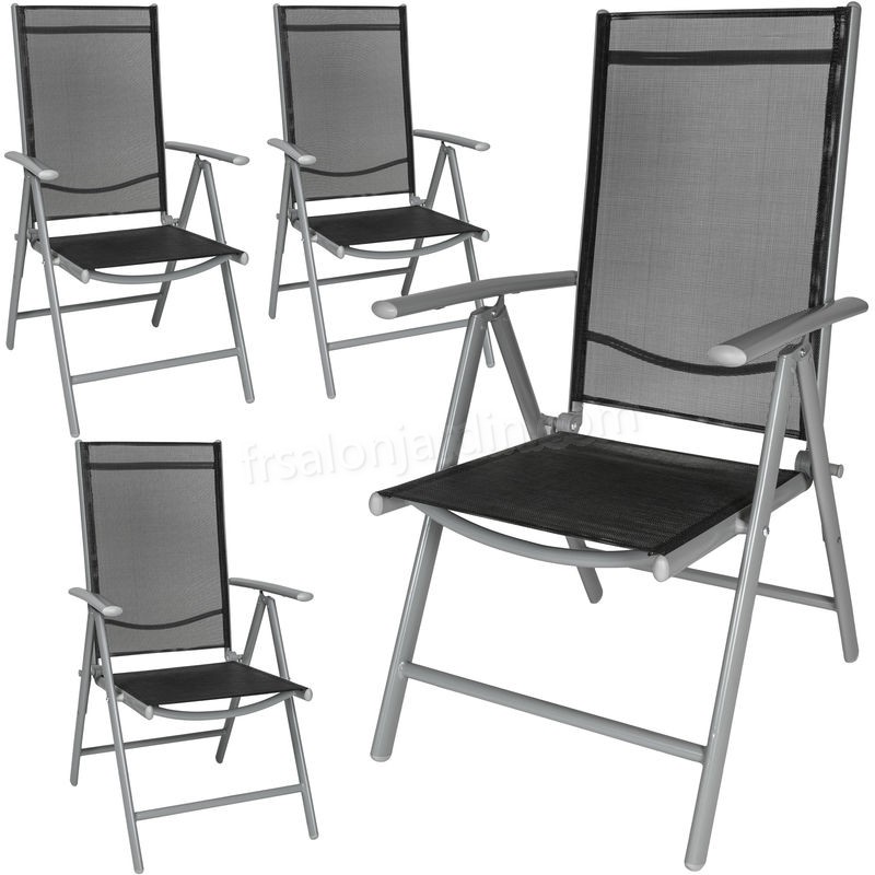 Lot de 4 chaises de jardin pliantes prix d’amis - Lot de 4 chaises de jardin pliantes prix d’amis