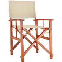 DEUBA - Chaise de Jardin « Cannes » - différentes couleurs - pliable - bois d'eucalyptus certifié FSC - pré-huilé - design régisseur - Fauteuil prix d’amis