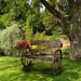 Blumfeldt Ammergau Banc de jardin en bois de sapin + roues 108 x 65 x 86 cm prix d’amis - 2