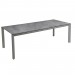 TABLE GREGGIA 220 HPL BETON TOUCH coloris gris platinium - gris platinium prix d’amis - 0