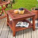 Mobilier de salon - desserte table d'appoint en bois - Table jardin salon Acacia prix d’amis - 2
