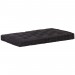 Coussin de plancher de palette Coton 120x80x10 cm Noir prix d’amis