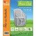 Housse de protection pour chaises de jardin empilables Haute qualité polyester L 70 x l 65 x h 70 Couleur Anthracite prix d’amis - 1