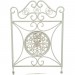 Chaise pliante complet de salle à manger de jardin d'extérieur en fer forgé finition blanc antique diam.39x96 cm prix d’amis - 3