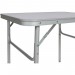 Table de Camping Pique Nique Pliante en Aluminium 75 cm x 55 cm x 68 cm Gris prix d’amis - 2