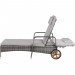 Bain de soleil aluminium BIARRITZ 6 positions avec roulettes - chaise longue, transat bain de soleil, transat jardin prix d’amis - 3