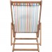 Chaise pliable de plage Tissu et cadre en bois Multicolore prix d’amis - 4