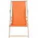 Canapé de plage, divan de jardin chaise longue de jardin en bois divan pliant - orange prix d’amis - 1