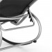 Blumfeldt Santorini Fauteuil à bascule chaise longue aluminium polyester -noir prix d’amis - 2