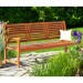 Banc de jardin large en bois d'eucalyptus patio terrasse meuble exterieur - 3 places prix d’amis - 1