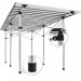 Table pliante de Camping 4 à 6 places 140 cm x 70 cm x 70 cm en Aluminium + Sac de transport prix d’amis - 4