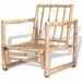 Chaises de jardin 2 pcs avec coussins et oreillers Bambou prix d’amis - 1