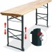 Table haute pliable - Hauteur réglable 170cm - Table de bar Emplacement parasol prix d’amis - 2