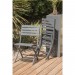 Ensemble table de jardin MARIUS pliante en aluminium 70x70 cm + 2 chaises pliantes - ANTHRACITE prix d’amis - 2