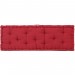 Coussin de plancher de palette Coton 120x40x7 cm Bordeaux prix d’amis - 4