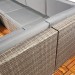 XXL Rotin meublier, ensemble de jardin, poly-rotin, lounge, meuble de jardin, suite, gris sofa prix d’amis - 3