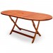 Table de jardin pliable \"Alabama\"" en bois d'Acacia pré-huilé certifié FSC - table pliante terrasse balcon prix d’amis" - 2