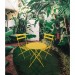Chaise de jardin pliante BISTROT - Jaune - Lot de 2 prix d’amis - 1