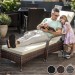Bain de soleil aluminium BIARRITZ 6 positions avec roulettes - chaise longue, transat bain de soleil, transat jardin prix d’amis - 1
