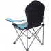 2x Chaise de camping HHG-044, chaise pour pêcheur, pliable, rembourré prix d’amis - 3