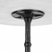 Blum Patras Table bistrot ronde en marbre blanc Ø 60 cm pied en fonte prix d’amis - 4