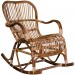 Rocking-Chair coloris naturel en rotin - Dim : 98 x 63 x 90 cm -PEGANE- prix d’amis