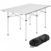 Table pliante de Camping 4 à 6 places 140 cm x 70 cm x 70 cm en Aluminium + Sac de transport prix d’amis - 0