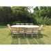 Salon de jardin en teck HENUA 10 chaises prix d’amis - 3