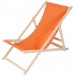 Canapé de plage, divan de jardin chaise longue de jardin en bois divan pliant - orange prix d’amis - 0