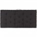 Coussin de plancher de palette Coton 120x80x10 cm Noir prix d’amis - 4