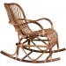 Rocking-Chair coloris naturel en rotin - Dim : 98 x 63 x 90 cm -PEGANE- prix d’amis - 2