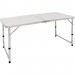 Table pliante de camping jardin pique-nique 120 cm blanc / crème en aluminium prix d’amis - 1